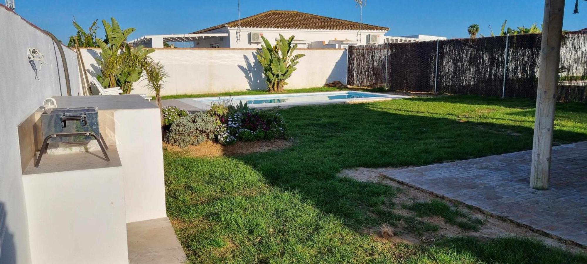 Las Casitas De La Barrosa Con Jardin Y Piscina Chiclana de la Frontera Ruang foto